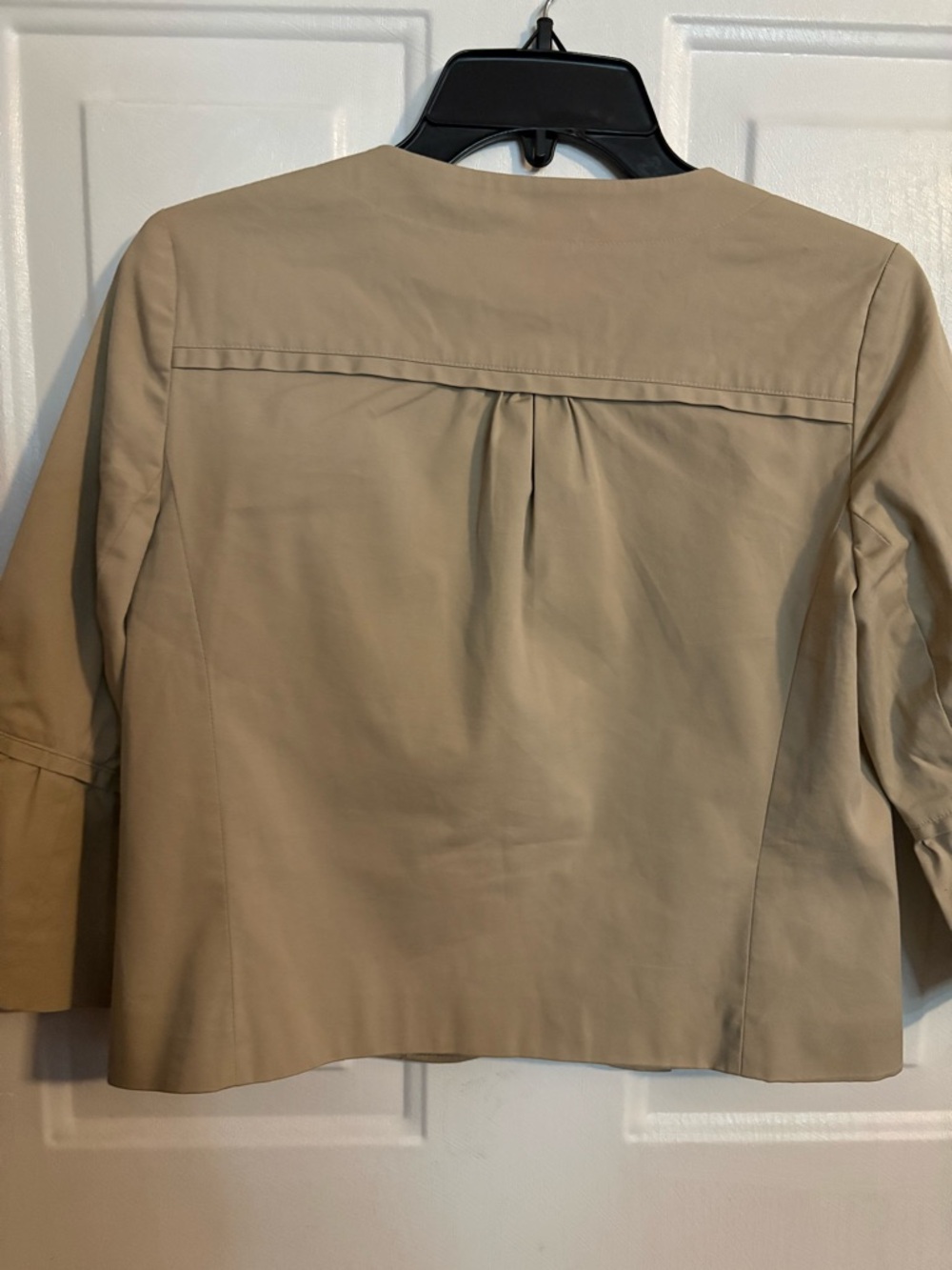 LOFT Petite Women's Tan Button-Front Jacket 6P - Picture 6 of 6